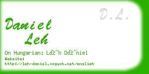 daniel leh business card